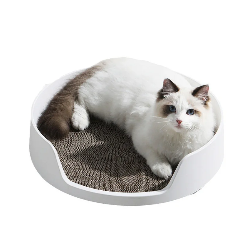 Caja de arena semicerrada con cama, estilo castillo, para gatos - imagen 2