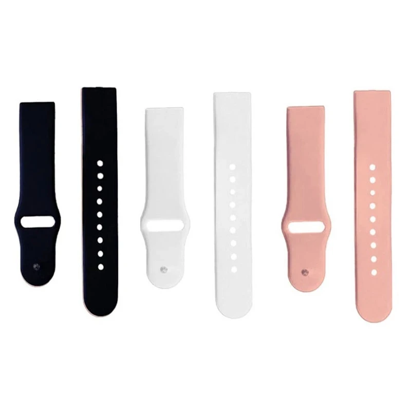 Silicone Strap for Y68 D20 D28 116Plus Smartwatch Adjustable Replace Comfortable Watchband Bracelet Belt Watch Band Accessories