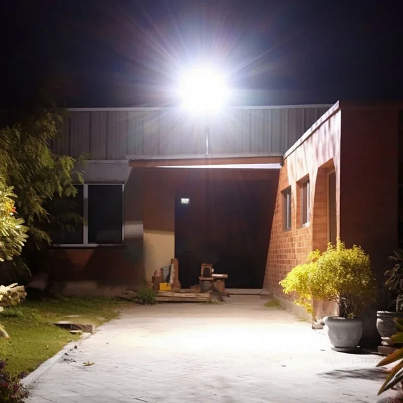 Powerful Solar Light Outdoor LED Lamp IP67 Waterproof Sunlight External Solar Lamp Garden Light Remote Control Super Bright Lamp