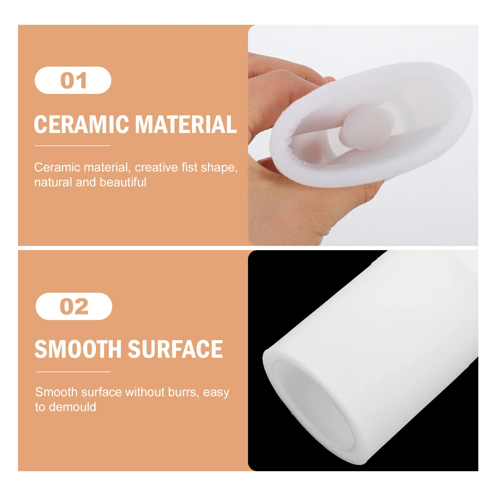 

Candlestick Three-dimensional Vase Mold for Flowers Silica Gel Planter Silicone