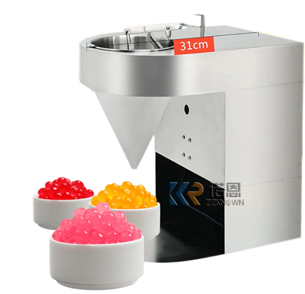 Popping Boba Molding Pearl Ball Making Machine Kommerzieller Fruchtsaft Popping Boba Maker Größe und Geschwindigkeit einstellbar