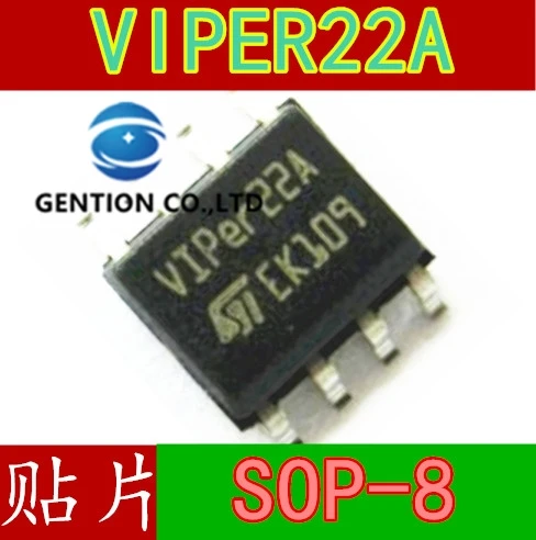 10PCS VIPER22A VIPER22ASTR SOP-8  in stock 100% new and original