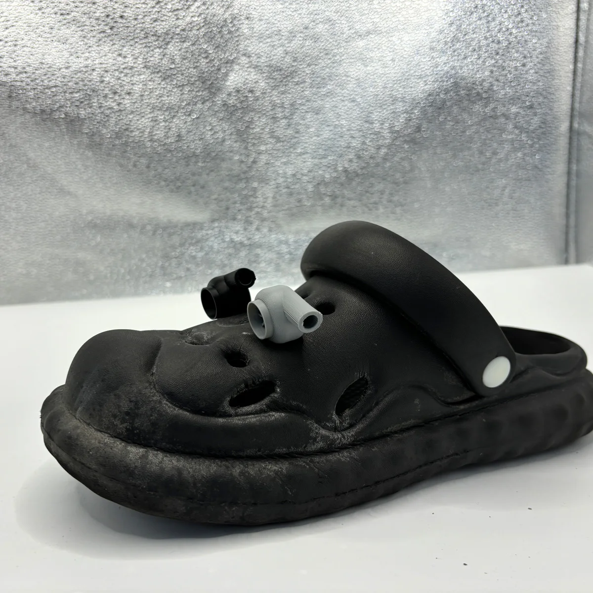 1 pair Funny turbo charms for Crocs Comedy Accessories Release Your Toes Friends Gift view 5