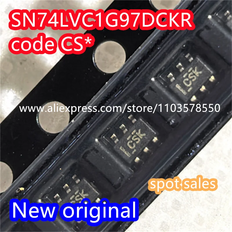 (100Pcs) 100% Brand New Original Smd Sn74Lvc1G97Dckr Package Sc-70-6 Marking Cs…