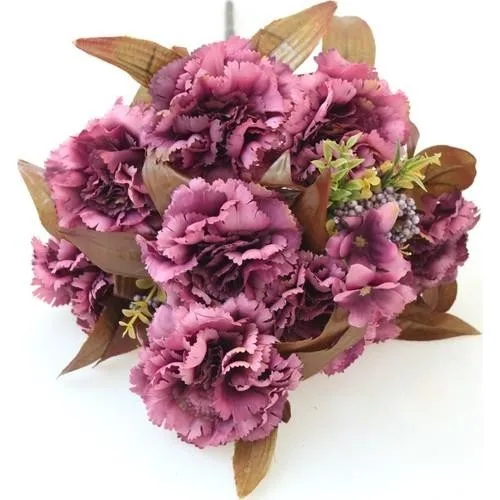 Nettenevime Artificial Flower Arrangement of Cloves Large Bundle Purple