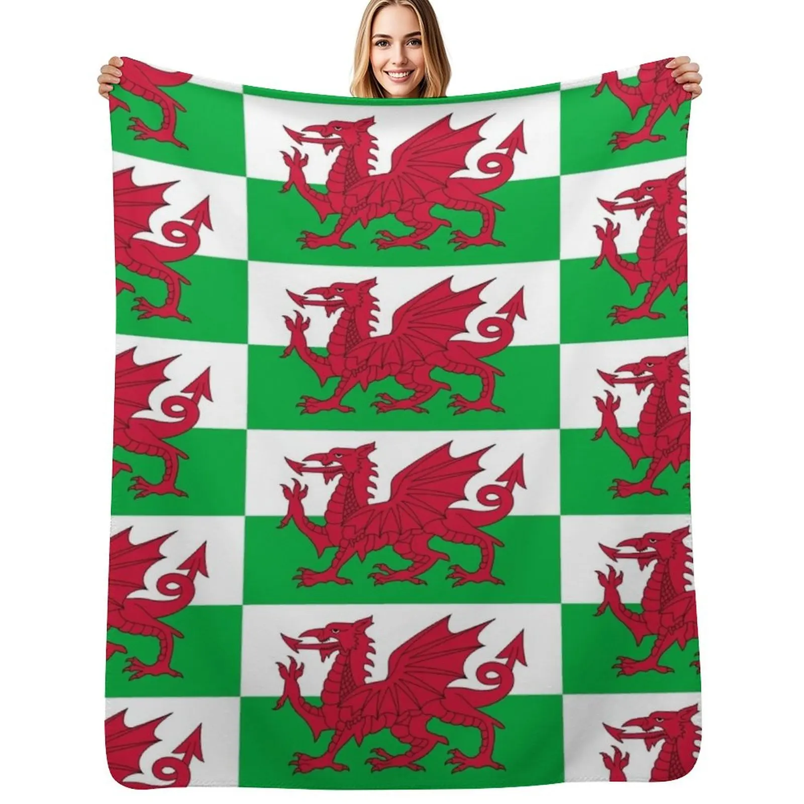 

Flag of Wales Throw Blanket Moving for babies Beach Thin Blankets