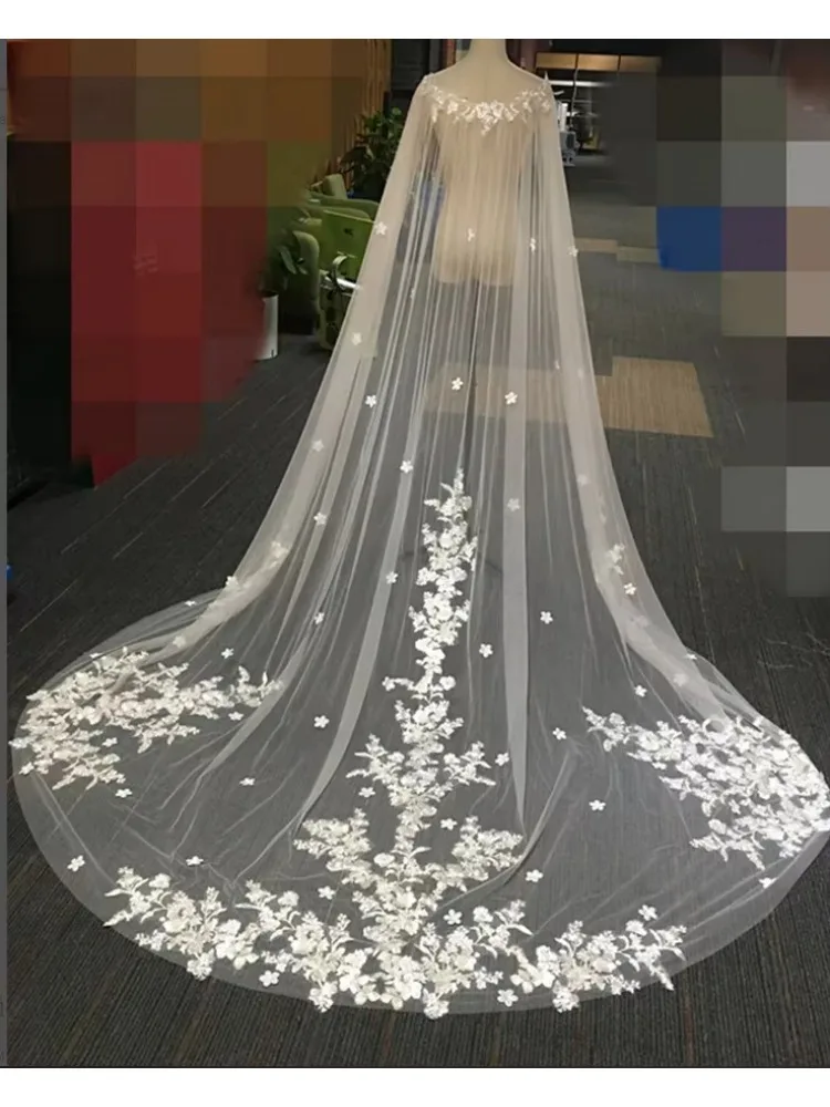 

Кружевные аппликации, свадебный плащ, свадебная накидка, вуаль, тюль цвета шампанского, свадебная накидка на заказ, свадебное болеро, накидка, платье, свадебная куртка