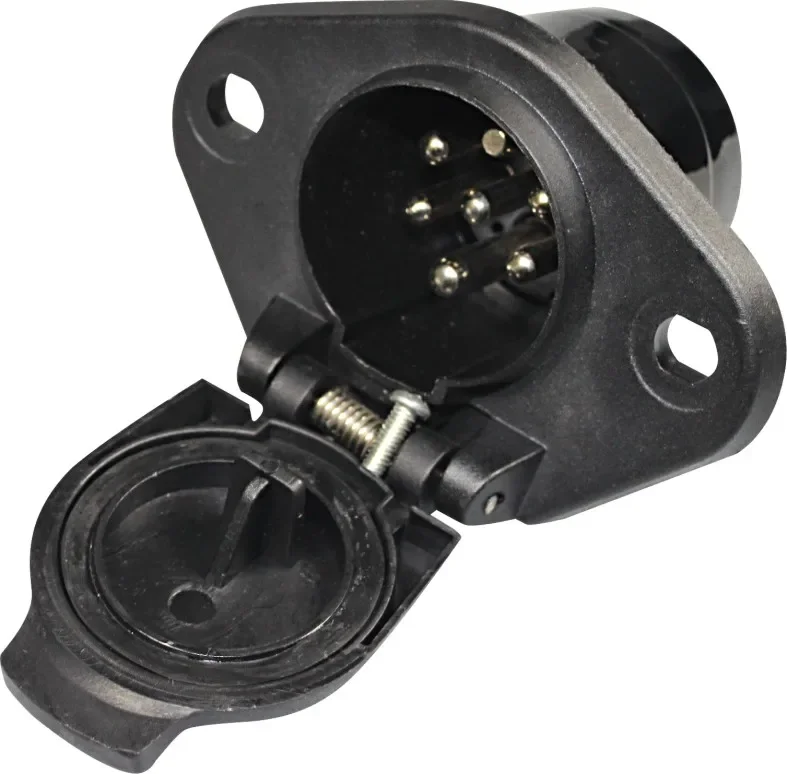 24V Male Female 7 Pin Waterproof Power Connector Truck Trailer Accessories Heavy Duty Plug