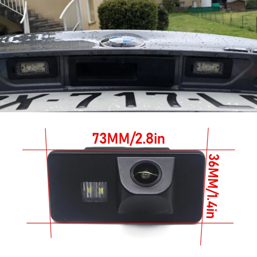 Rear View Camera 140 Degree High quality RCA Fisheye Lens Camera For BMW X3 E83 2003 2004 2005 2006 2007 2008 2009 2010 CCD