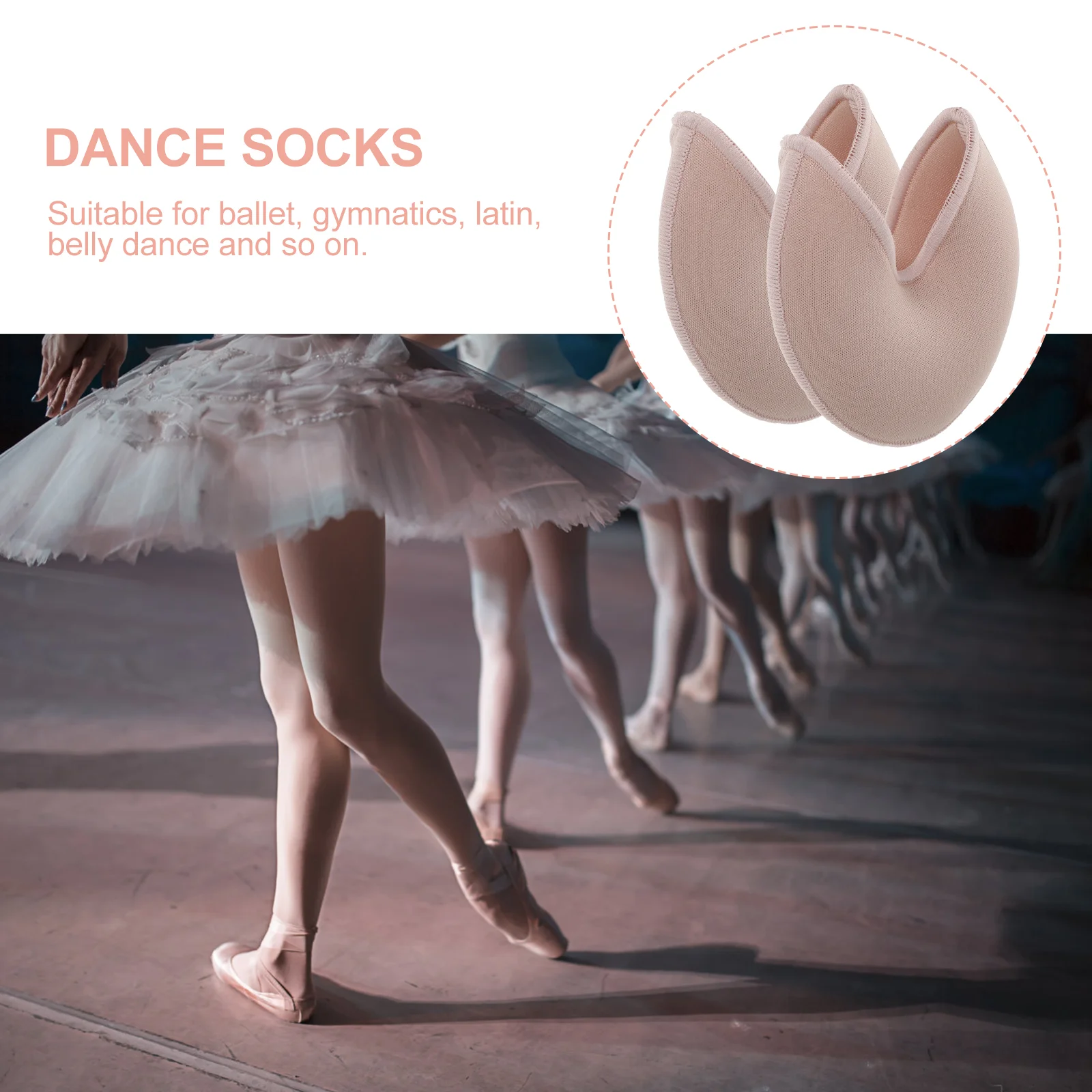 Toe Ballet Pads Shoes Women Shoe Dance Gel Pointe Pouches Heels Silicone Protector Caps Protectors Slippers Cushion Inserts