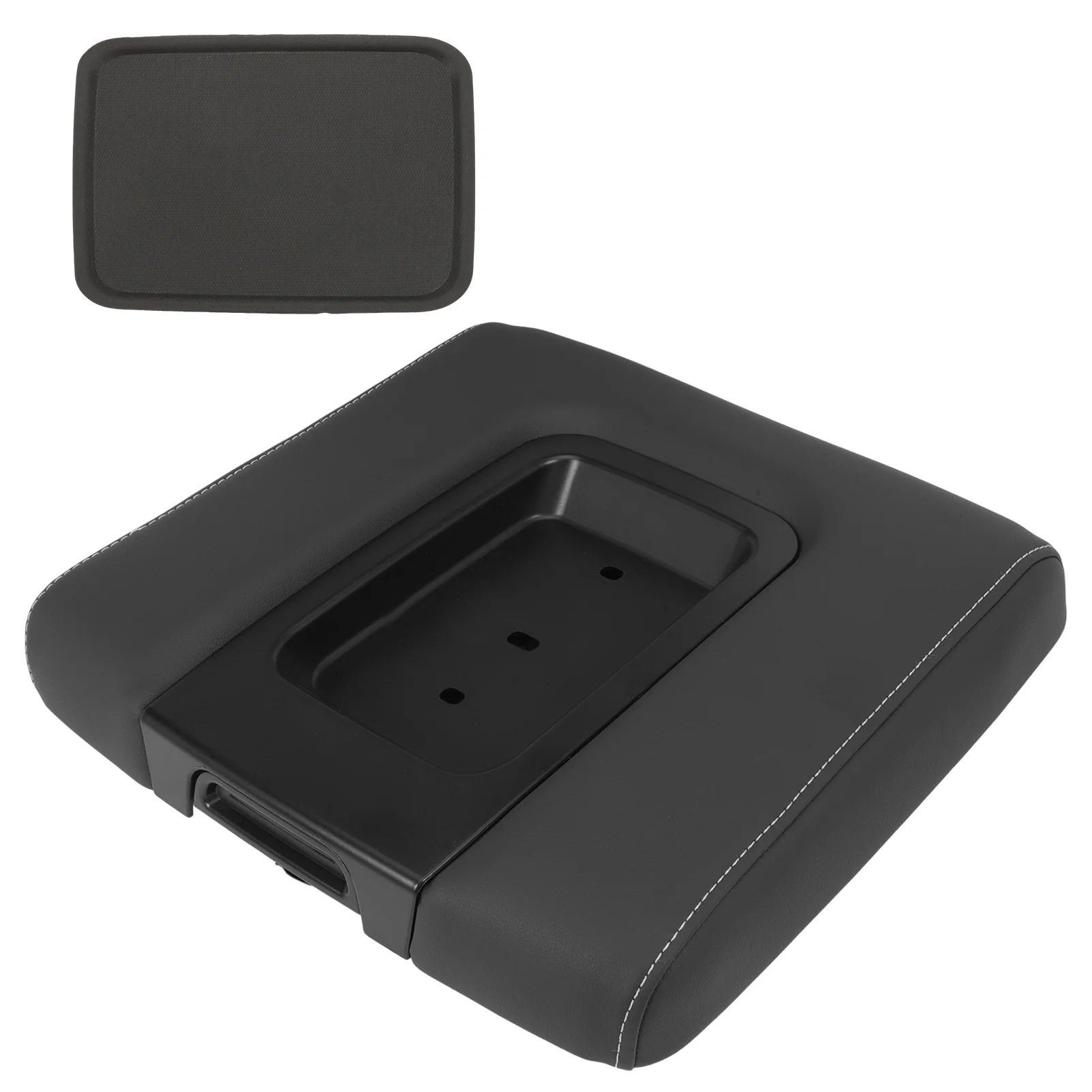 

22876379 Black Front Seat Center Console Armrest Lid & Pad for 2014-2019 Silverado Suburban Tahoe Sierra Yukon XL 22881398