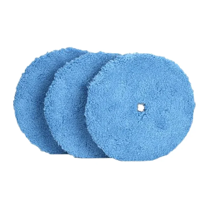 Car Detailing Waxing Bonnets Polishing pads Mitts Automotive Tools Disc Kit Buffing Plush Microfiber 3pcs Portable