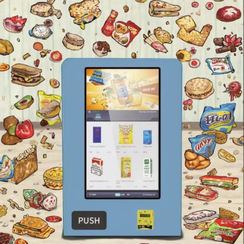 Wall-installed Self-service Kiosk 32 Inch Touchscreen All-in-one Payment Vending Machine for Airport Lounge Customized