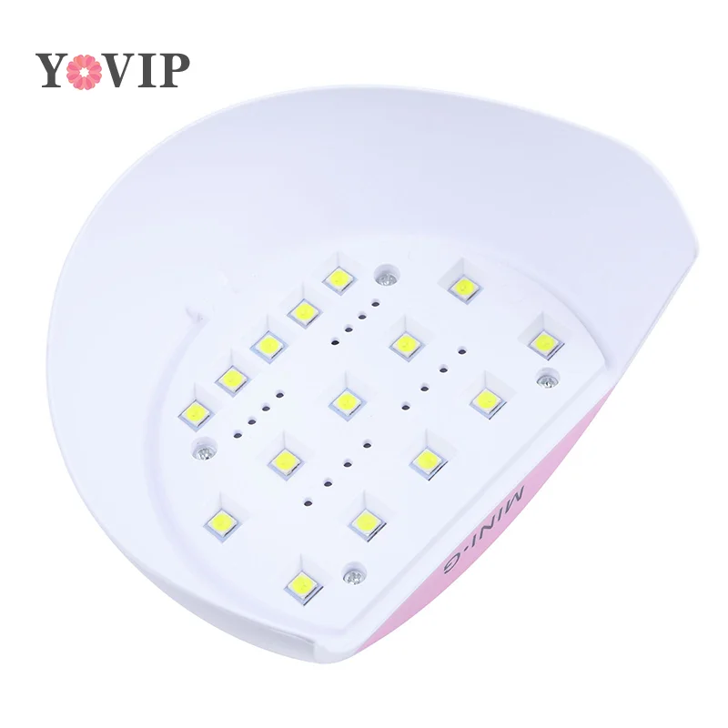 48W UV LED Nail Lamp with 15 Pcs Led For Curing Gel Nail Dryer Fast Drying Nail Polish Lamp 30s Auto Sensor Manicure Tools