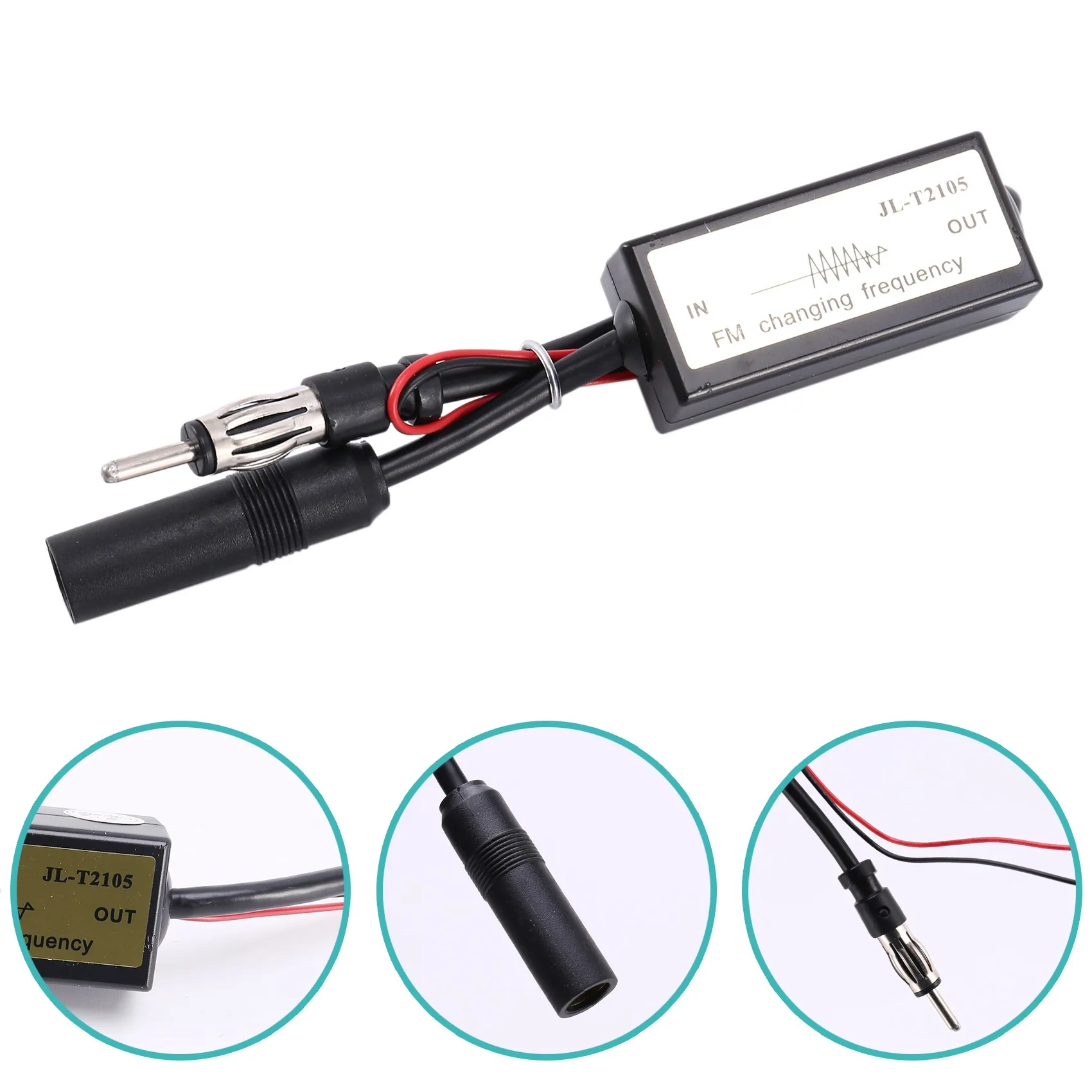 Efficientt-FM Wisselaar Frequentieomvormer Antenne Radio Band Expander voor Japanse auto-accessoire