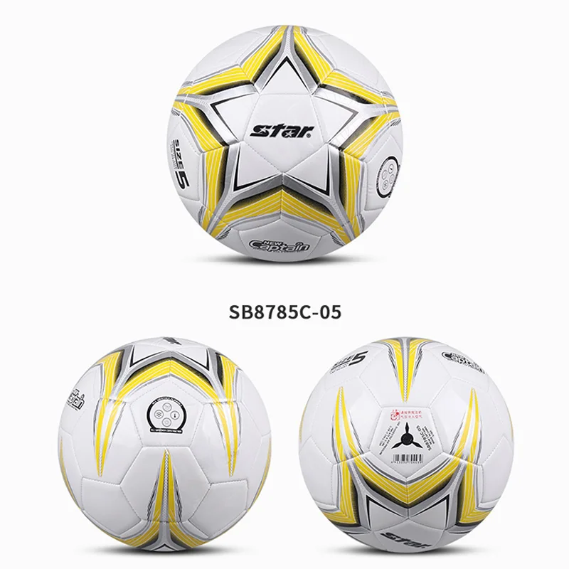 SB878C estrella tamaño 4 5 adultos jóvenes balones de fútbol exterior interior estándar pelotas de fútbol sala entrenamiento partido fútbol nuevo CAPTIAN