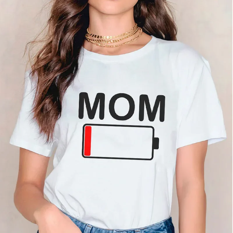 

Женская футболка с забавным принтом Mama Mom, простая индивидуальная летняя повседневная трендовая модная рубашка с коротким рукавом, женская Harajuku