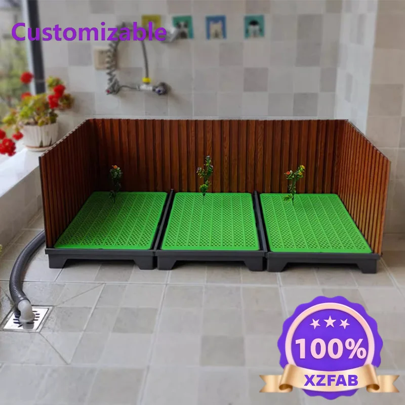 Factory Direct 2026 Inodoro Para Perros Con Descarga, Sistema De Drenaje Directo, Inodoro Para Perros, Paredes De Entrenamiento