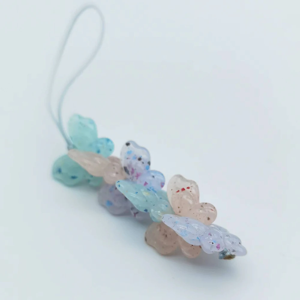 لطيف فراشة الهاتف Charms قلادة المدرسية مفتاح سلسلة Kawaii حالات ل iP 14 12 Airpods الكتب في كوريا جديد 2025