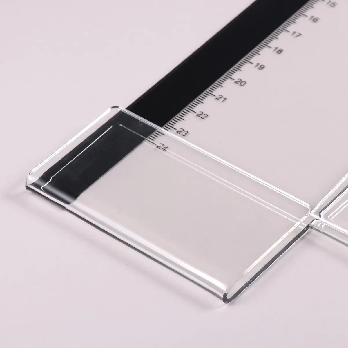 2Pcs Premium Acrylic Monitor Memo Board Transparent Sticky Reminder Pad for Computer Side Business Holder Office Student