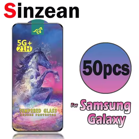 50pcs For Samsung A16 A26 A56 A55 A35 A15 A24 A54 A14 A23 A13 A22 A20 A30 A50 A21S A41 A71 A22 A32 21H Full Glue Tempered Glass