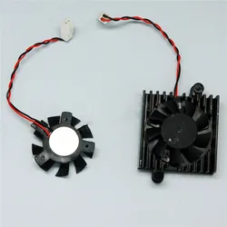 Heatsink Fan for DAHUA DVR HDCVI Camera for DAHUA DVR 5V Motherboard Fan 2 Wire 7 blades Fan Parts Accessories
