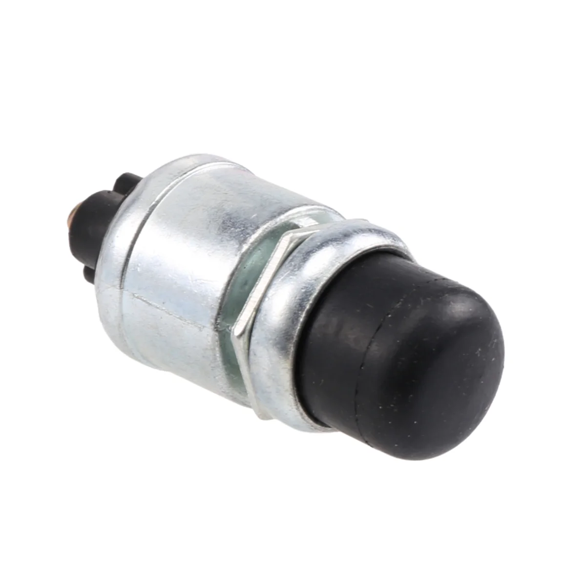 

#05E Automotive Parts & Accessories,Waterproof Car Boat Horn Engine Start Momentary Switch Push Button,Silver