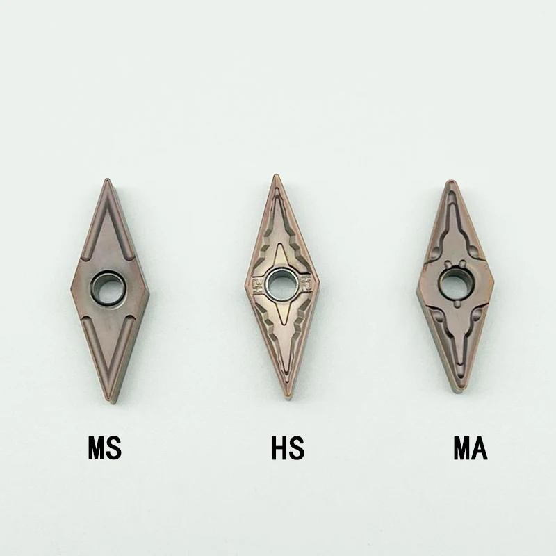 VNMG 160404   VNMG 160408   MS HS كربيد إدراج VNMG تحول إدراج مخرطة CNC شفرة لقطع مخرطة الفولاذ المقاوم للصدأ