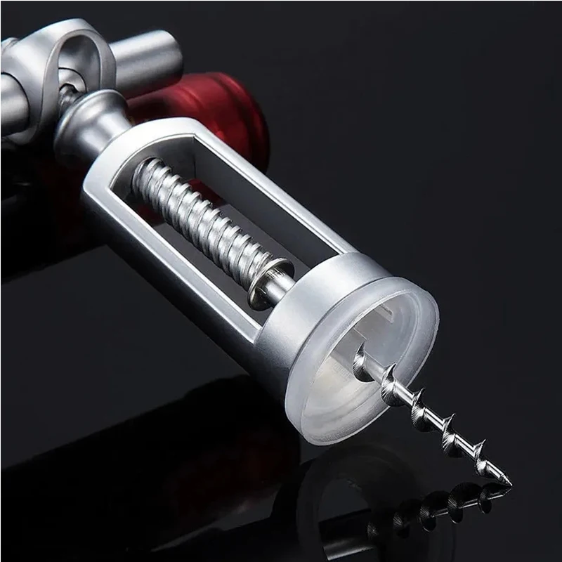 Wine Opener Safe Portable Zinc Alloy Pin Cork Remover  Air Pump Pressure Vacuum Kitchen Tools Bar Accessories Tool