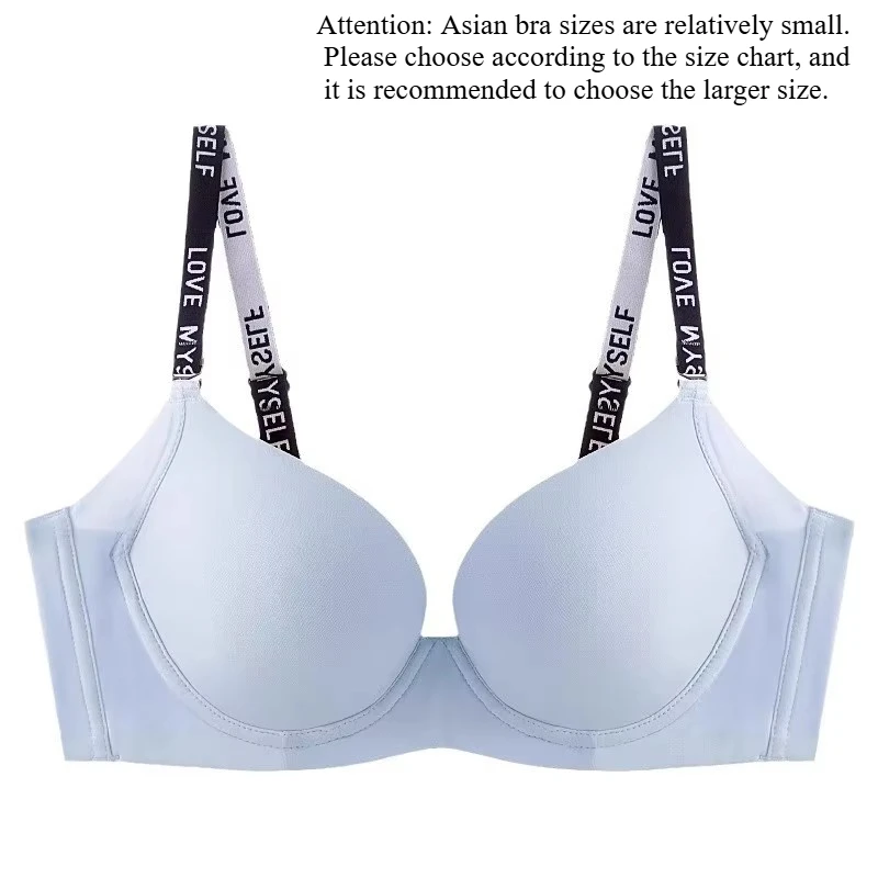 Dámská bezešvá push-up podprsenka s modelovanými košíčky, kosticemi, ženská pevná minimizer podprsenka s tričkem, velikost 34, 36, 38, 40, 42, BCD - náhled 6