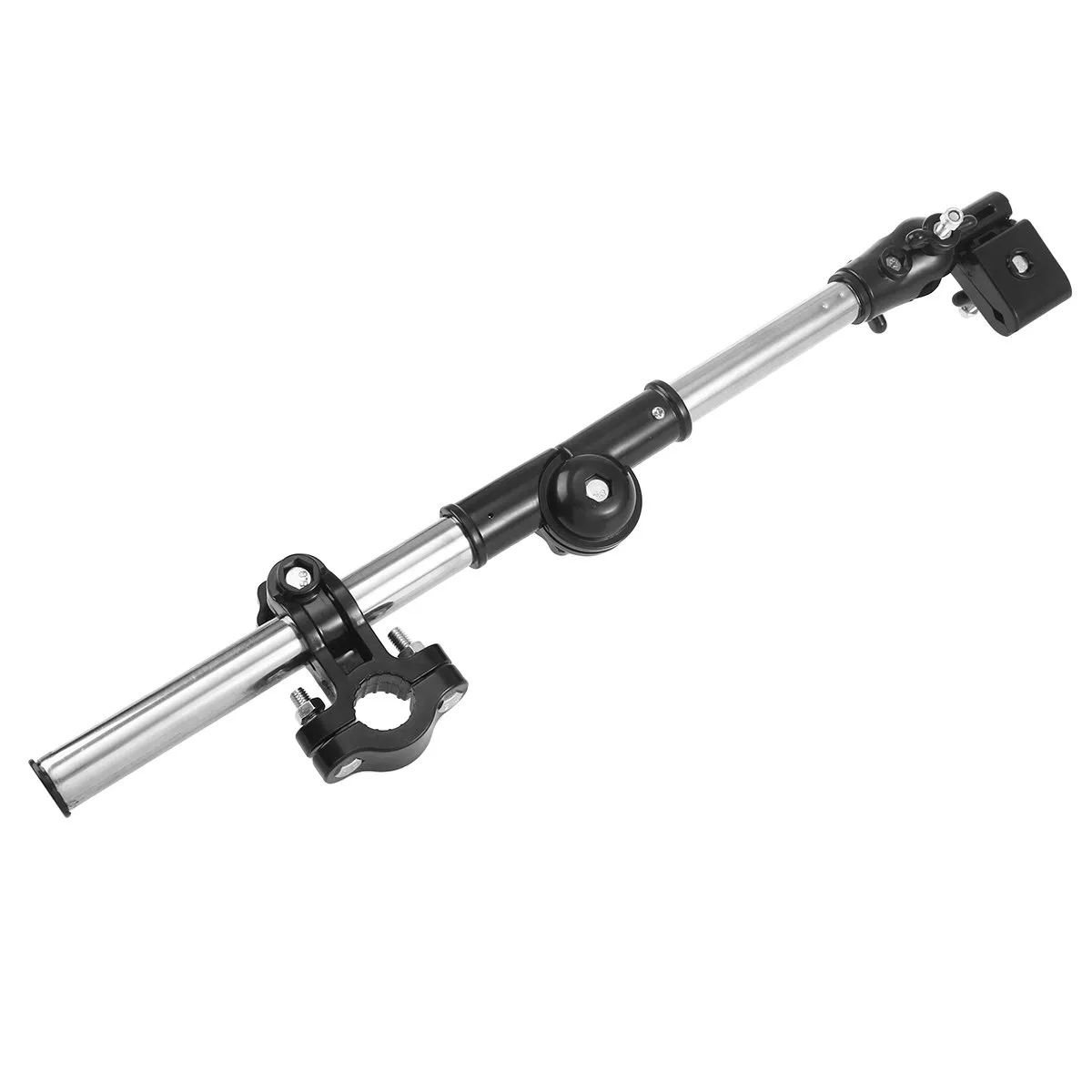 

Adjustable Umbrella Mount Stand Black for Wheelchair Stroller Bike Handlebar Clamp Outdoor Rain Sun Shield Holder
