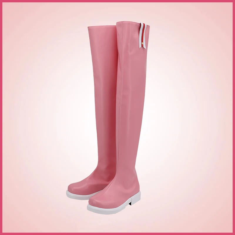 Cardcaptor Sakura KinomPain Sakura-Chaussures de Cosplay pour Femme et Homme, Bottes de Jeu Anime Roses, Nouvelle Collection