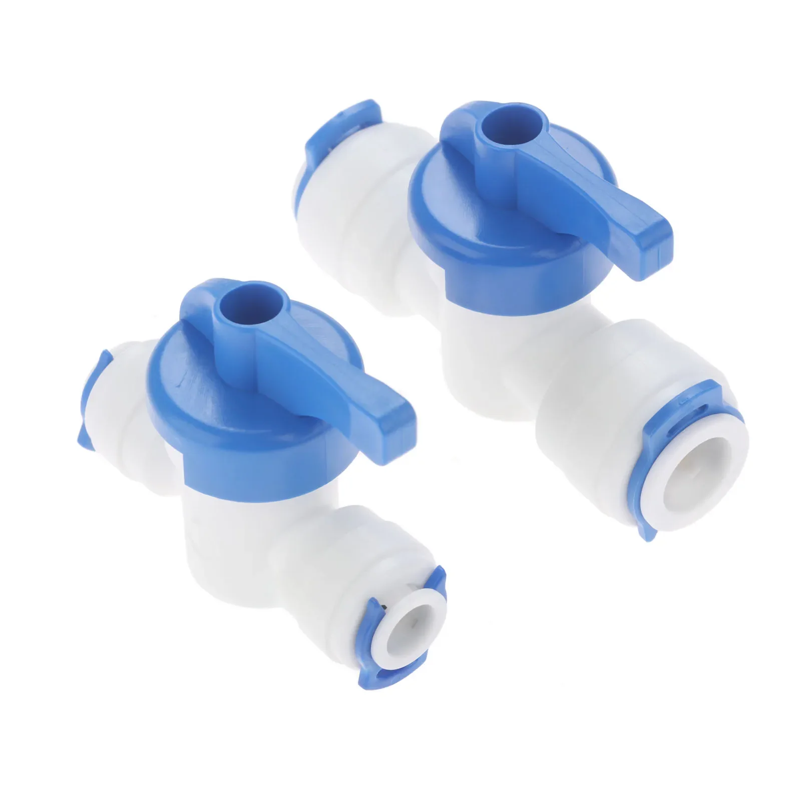 1 Buah Fitting Akuarium Osmosis Reveser Katup Bola Air Plastik Fitting Kontrol Koneksi Cepat Selang OD 1/4 "3/8" Lurus RO