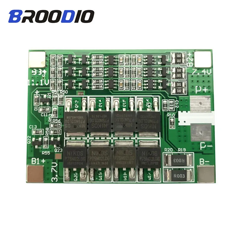 BMS 3S 40A 11.1V 12V 18650 płyta zabezpieczająca baterię litową bez równowagi 3S BMS 3.7V bateria litowo-polimerowa płyta zabezpieczająca baterię