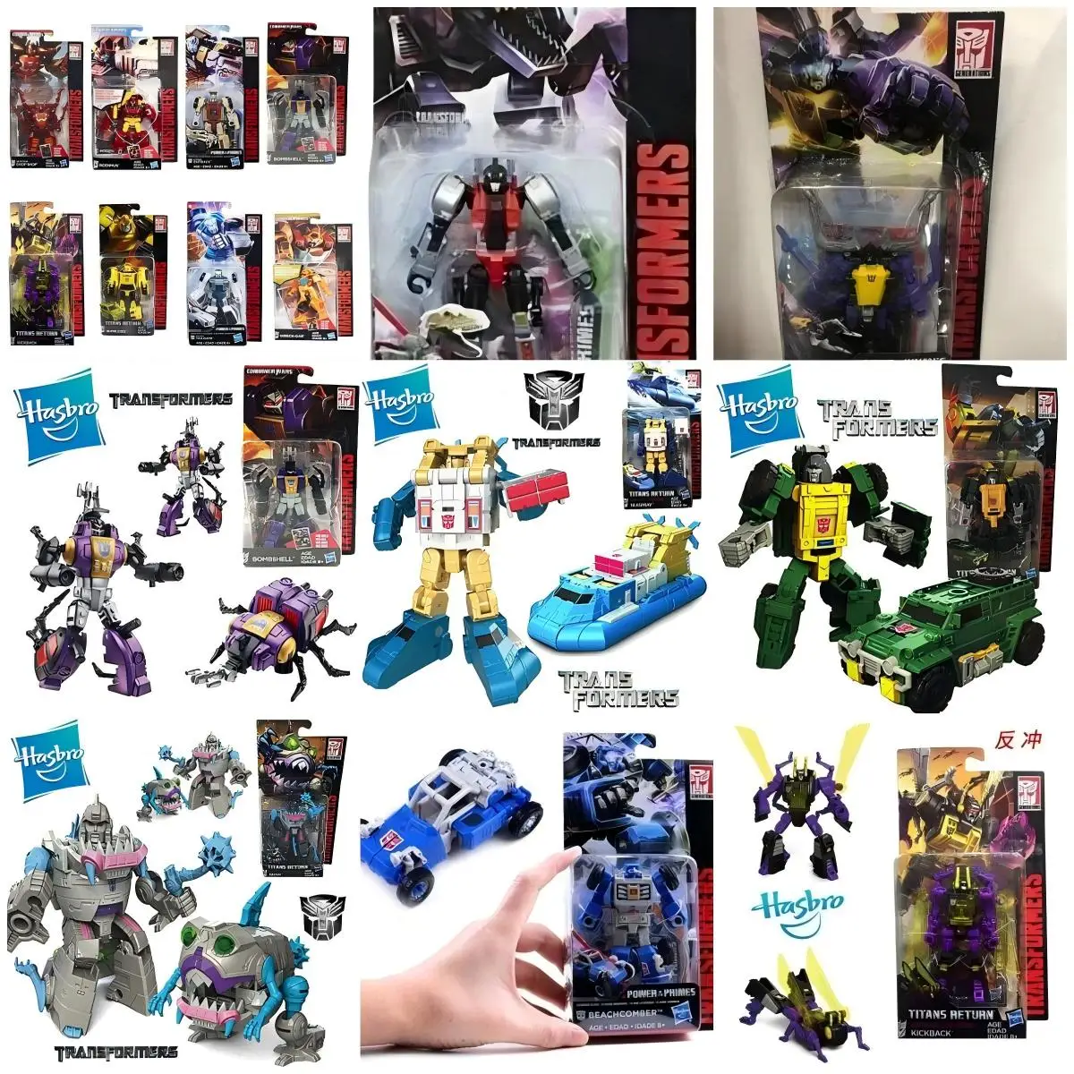 Transformers Commander Level G Series Bandai IDW  Hornet Indoor Large Steering Wheel Shock Dahan Hot Break Black Jack Robot Toys