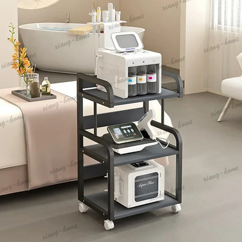 Factory Direct Japanese Style Simplicity Trolley Storable Barber Shop Modern Trolley Designer Multifunctional Furniture Pousser
