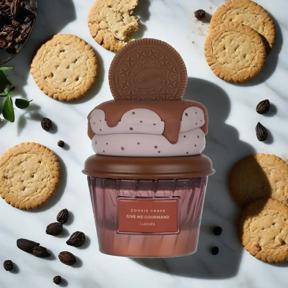 

Lattafa Cookie Crave Eau de Parfum 75ML Sweet Women’s Perfume with Warm Cookie, Long Lasting Bakery-Inspired Fragrance