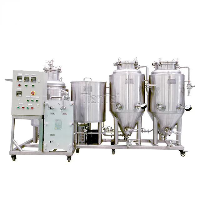 50L SUS304 electric heating pilot brewing system for sale