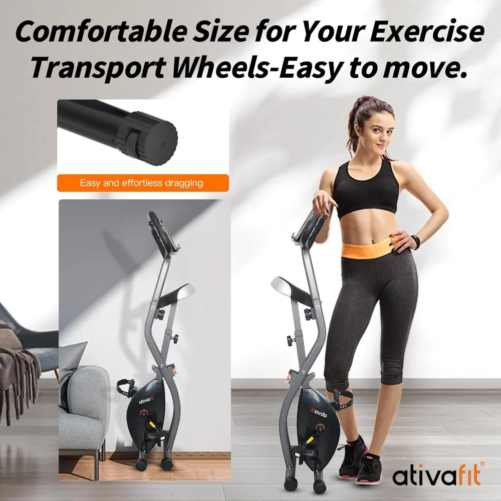 Foldable Magnetic Exercise Bike for Indoor Fitness