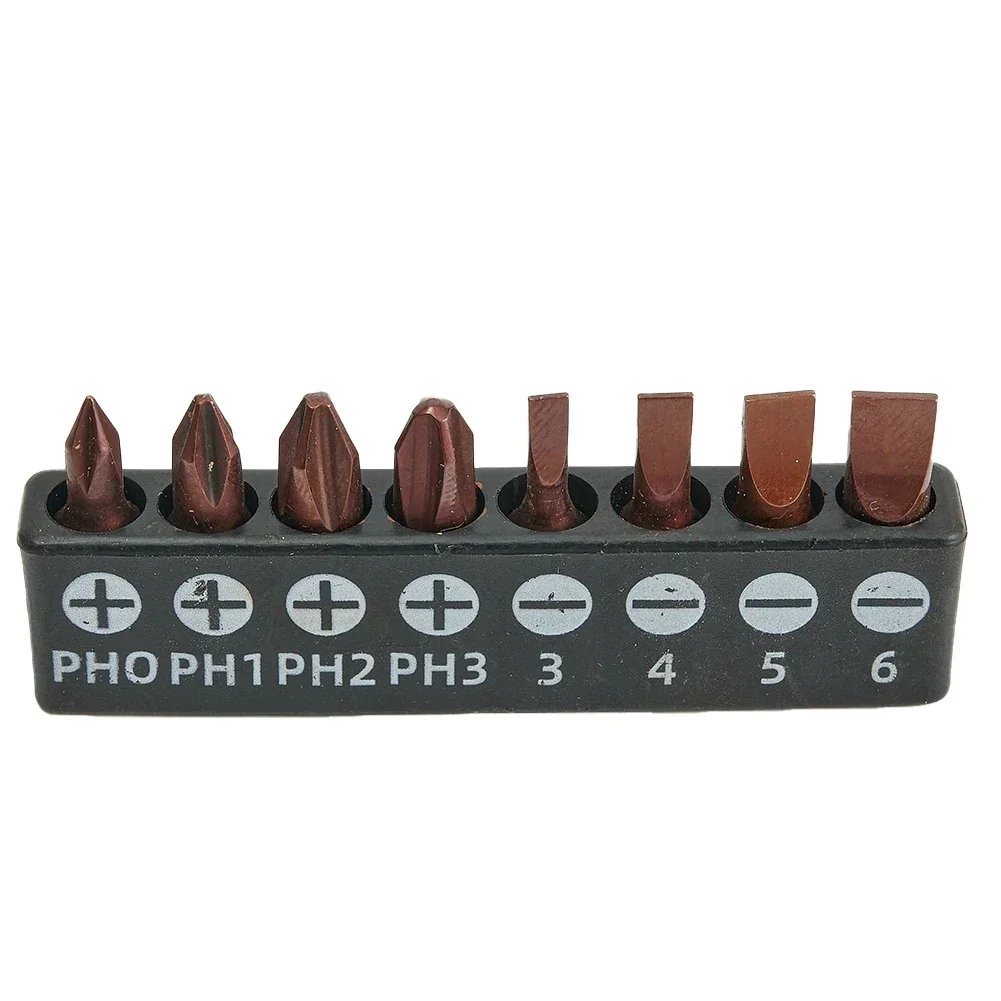8Pcs PH/Torx Star Screwdriver Bits 25mm Hex Shank Security Magnetic Driver Bit Electric Screwdriver Bit Tool Set