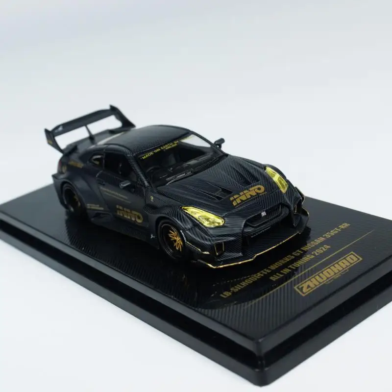 INNO 1:64 NISSAN GT-R (R35) LBWK 2024 Special Edition Chase Die-cast Alloy Car Model Collection Display Gift