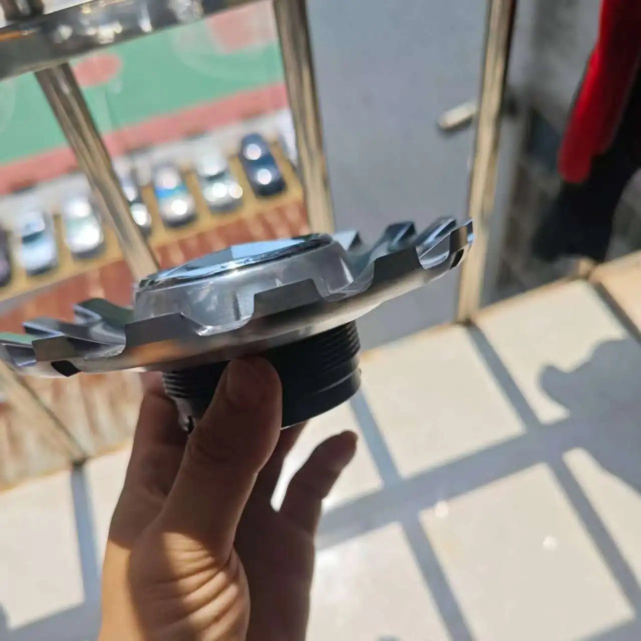 1 pièce A2224000900 Cache-moyeu de roue de voiture en aluminium, pièce séparée, capuchon central argenté forgé W222