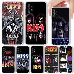 Classics Kiss Rock Band Phone Case For Samsung,Galaxy,S20,S21,S22,S23,Fe,Lite,Plus,Ultra Note Shell