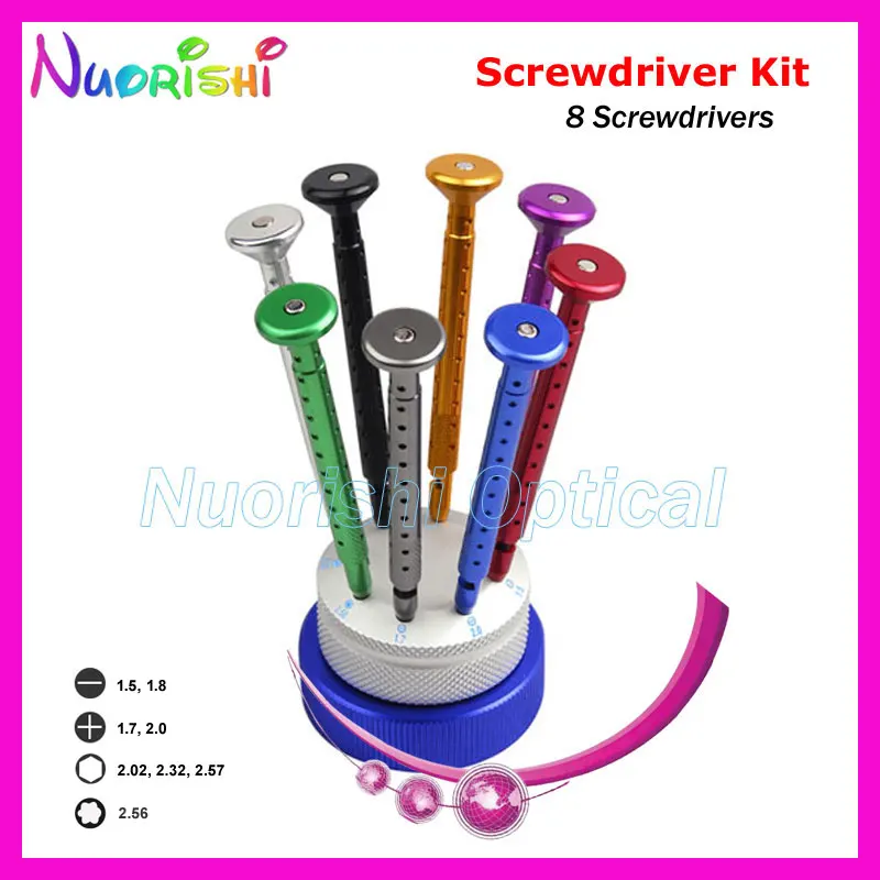 

SS8092 Very Nice Glasses Repairing 8pcs Screwdriver Kit Set