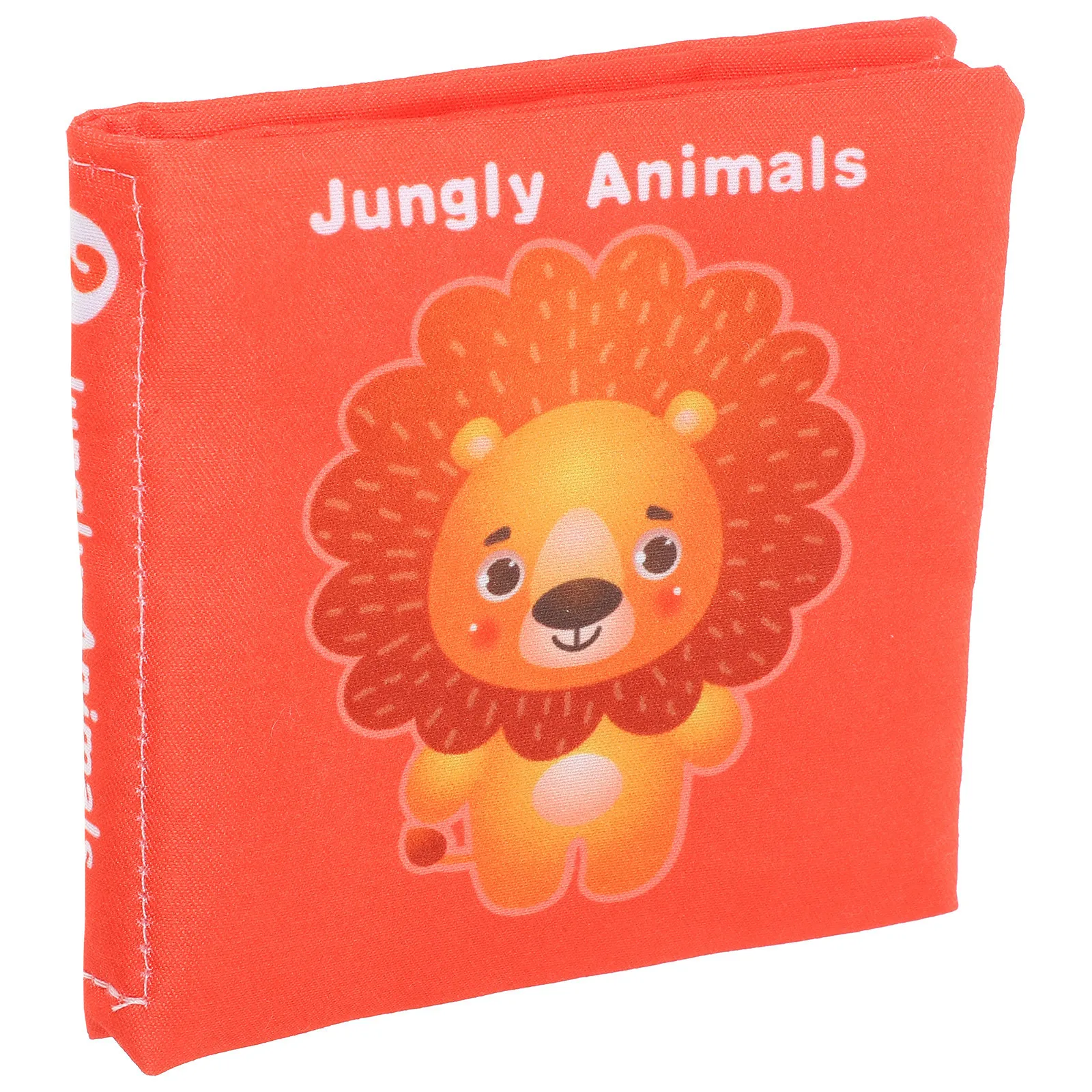 Ręczna książeczka 3D z materiału dla noworodków, miękka książeczka z tkaniny do nauki rozpoznawania zwierząt, wczesna edukacja, książeczka z grzechotkami, książeczka podróżna dla niemowląt.