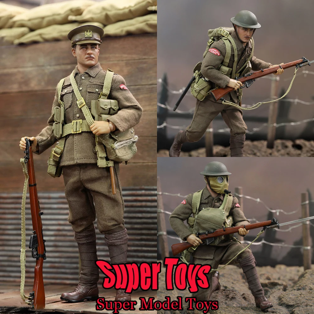 

DID XB80028 1/12 Scale Men Soldier Infantryman Albert Brown Palm Hero Series Full Set 6-inches Action Figure Doll Fans Gifts