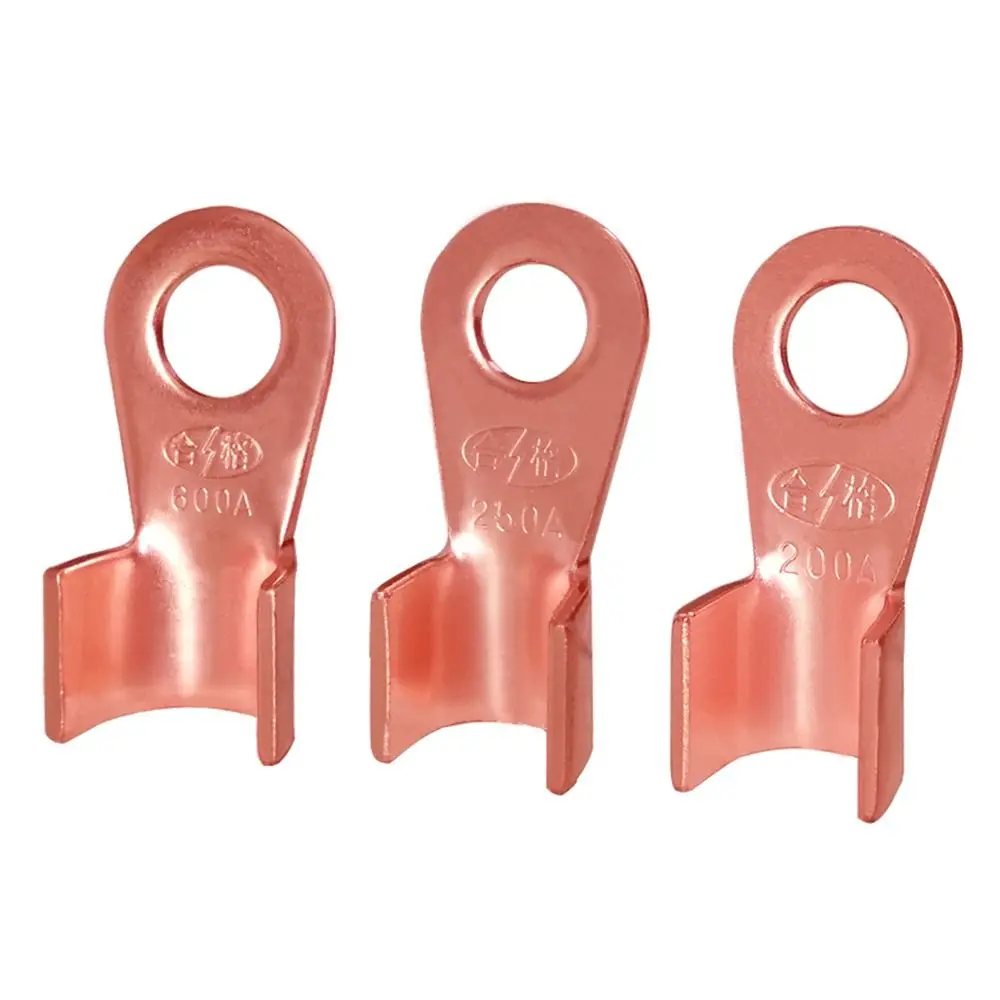 10pcs/pack OT Type OT Wire Nose Terminal Crimp 10A-80A Bolt Hole OT Cable Connector Kit Copper 1.5-16mm2 OT Lugs Ring Crimp