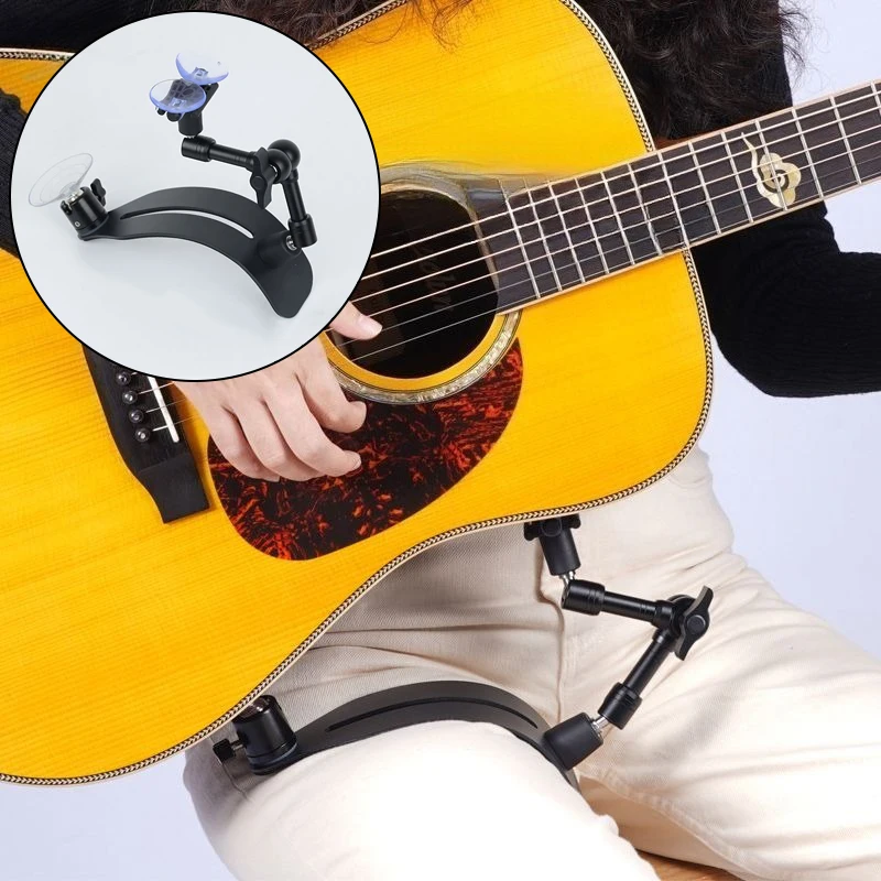 

Guitar Support Rest Adjustable Guitar Leg Suction Cup Bracket Professional Stable Playing Stand Classical Guitars Accessories