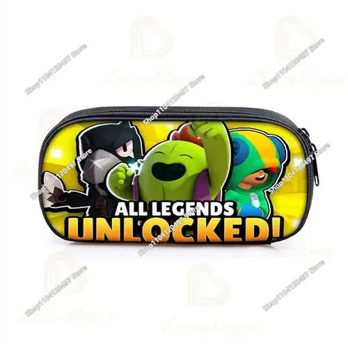 Wilderness Game Cosplay Brawl Stars-rugzakken Waterdichte dagrugzak Lichtgewicht schooltassen Etui