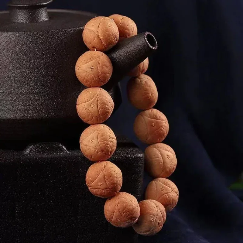 

UMQ Nepal Longans Bodhi Eye Bodhi Seed Original Seed Buddha Beads Perfect Circle Bracelet